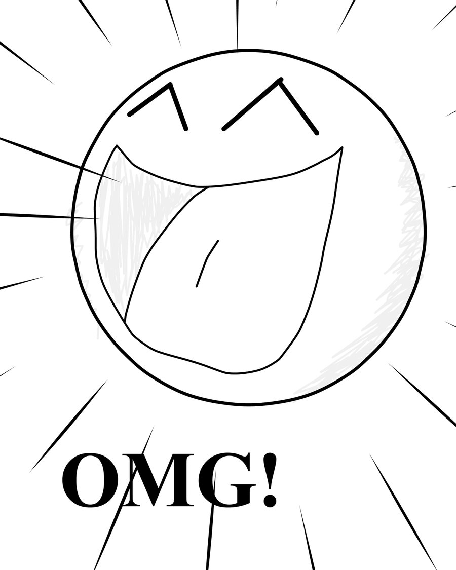 900x1125 completely satisfied face sketch - Excited Face Drawing