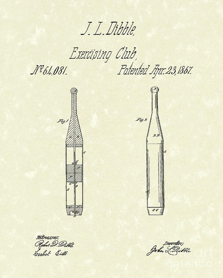 720x900 Exercising Club Patent Art Drawing - Exercising Drawing