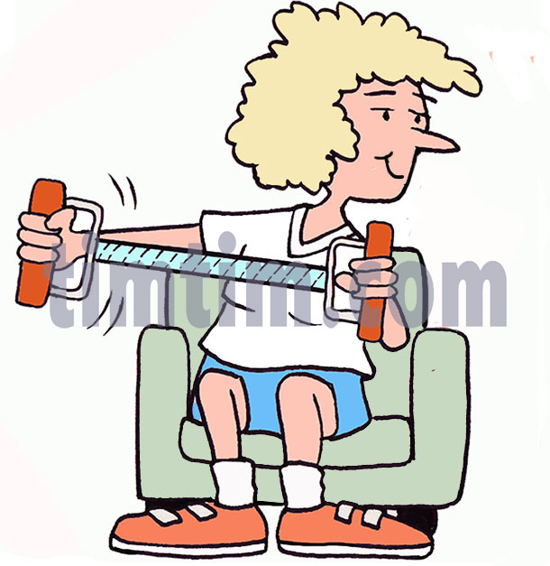 610x627 Free Drawing Of A Woman Exercising From The Category Diet Health - Exercising Drawing
