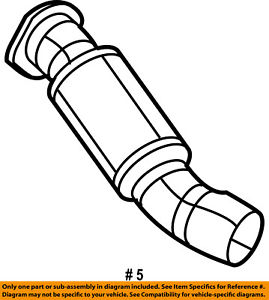 269x300 chrysler oem exhaust system front pipe ebay - Exhaust Drawing