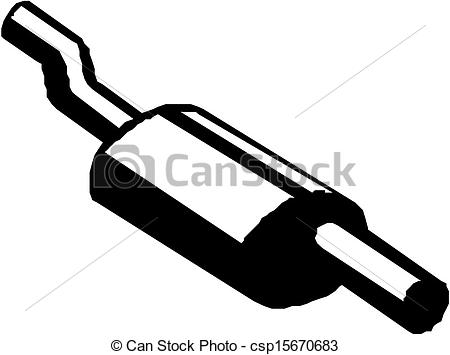 450x355 car exhaust vector illustration - Exhaust Drawing