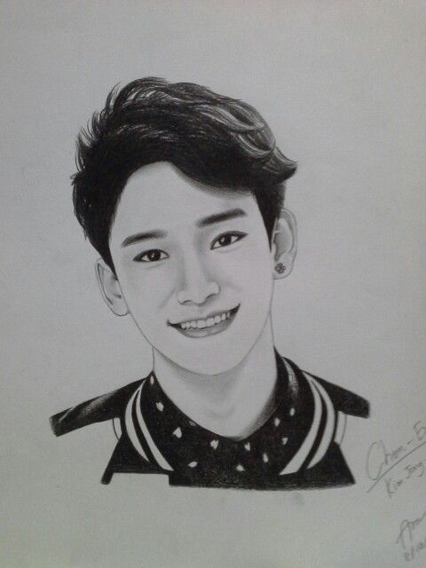 480x640 Exo Chen Drawing - Exo Drawing