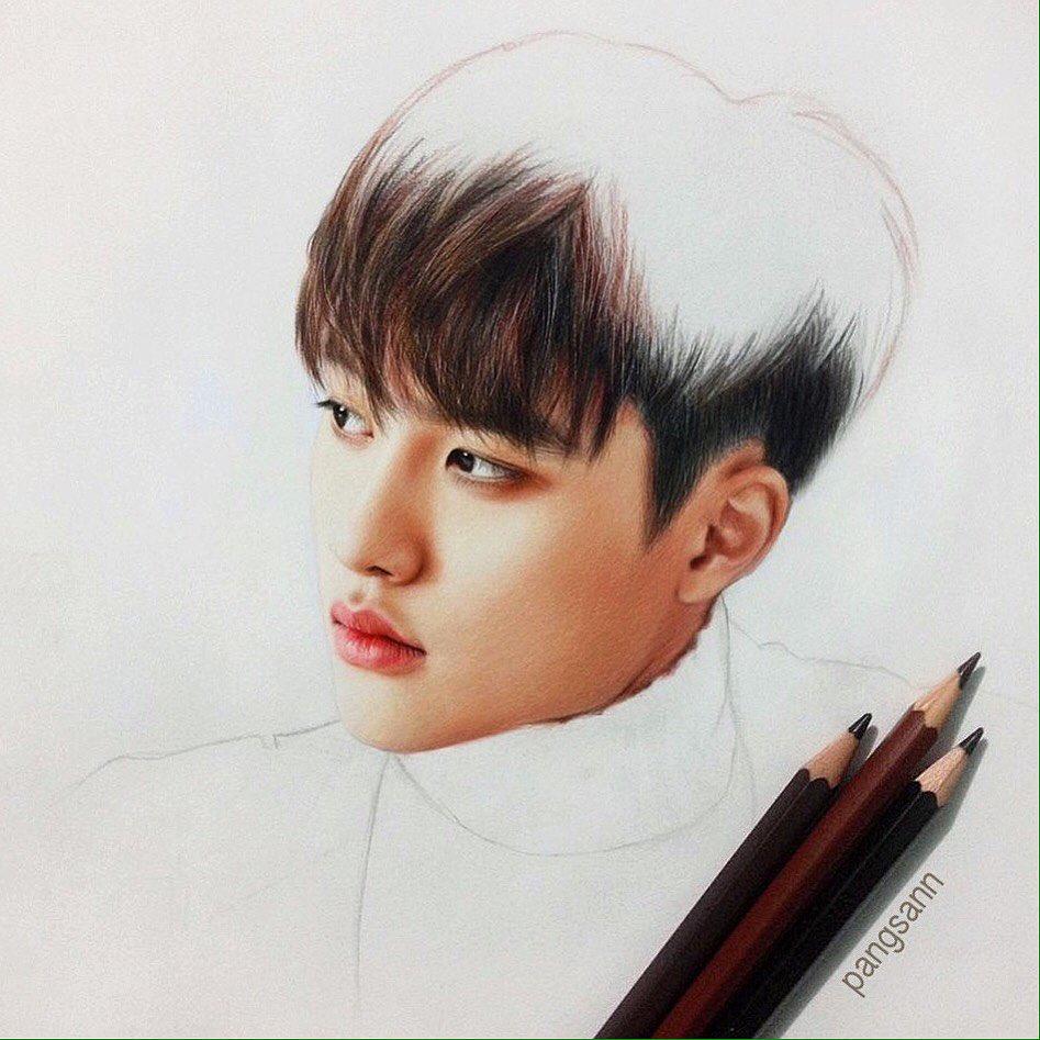 947x947 Instiz Best Drawings Of Exo D O - Exo Drawing