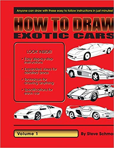 384x499 how to draw exotic cars volume steve schmor - Exotic Car Drawings
