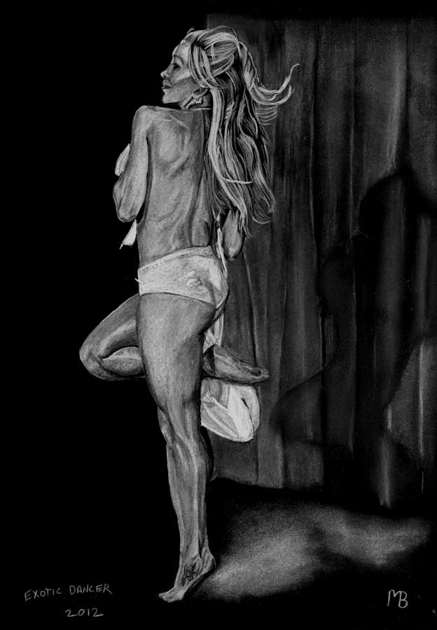 624x900 exotic dancer drawing - Exotic Dancer Drawing