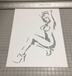 283x300 stripper exotic dancer stencil large ebay - Exotic Dancer Drawing