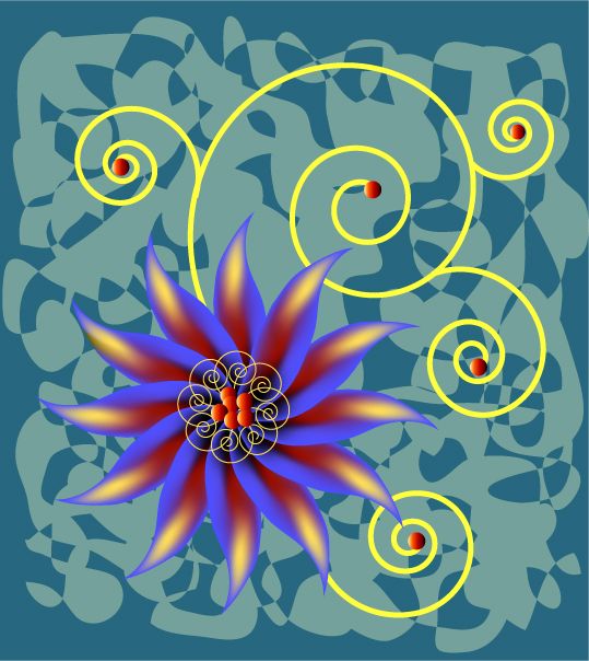 539x604 exotic flower picture - Exotic Flower Drawings