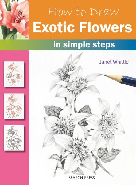 443x600 how to draw exotic flowers souq - Exotic Flower Drawings