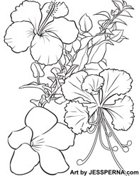 4800 Exotic Flower Coloring Pages Images & Pictures In HD