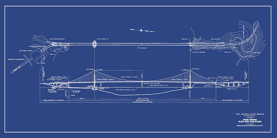 900x450 Golden Gate Bridge - Expansion Drawing