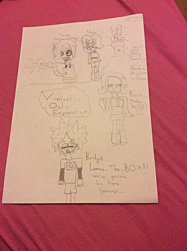 764x1024 Octo Expansion Drawing For Viantastic Xd Splatoon Amino - Expansion Drawing