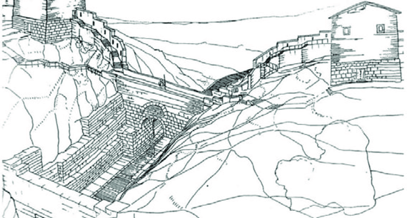 813x436 Reconstruction Of Velia's City In Its Maximum Expansion Drawing - Expansion Drawing