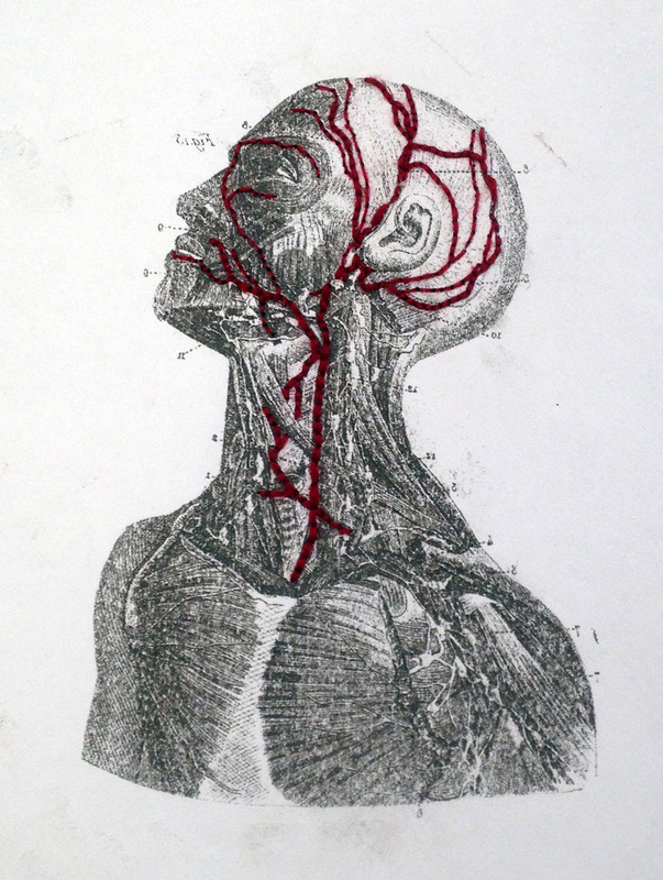 603x800 Experimental Drawing, Collage Mixed Media - Experimental Drawing