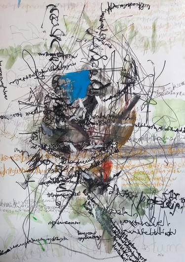 375x529 Experimental Drawings Drawing - Experimental Drawing