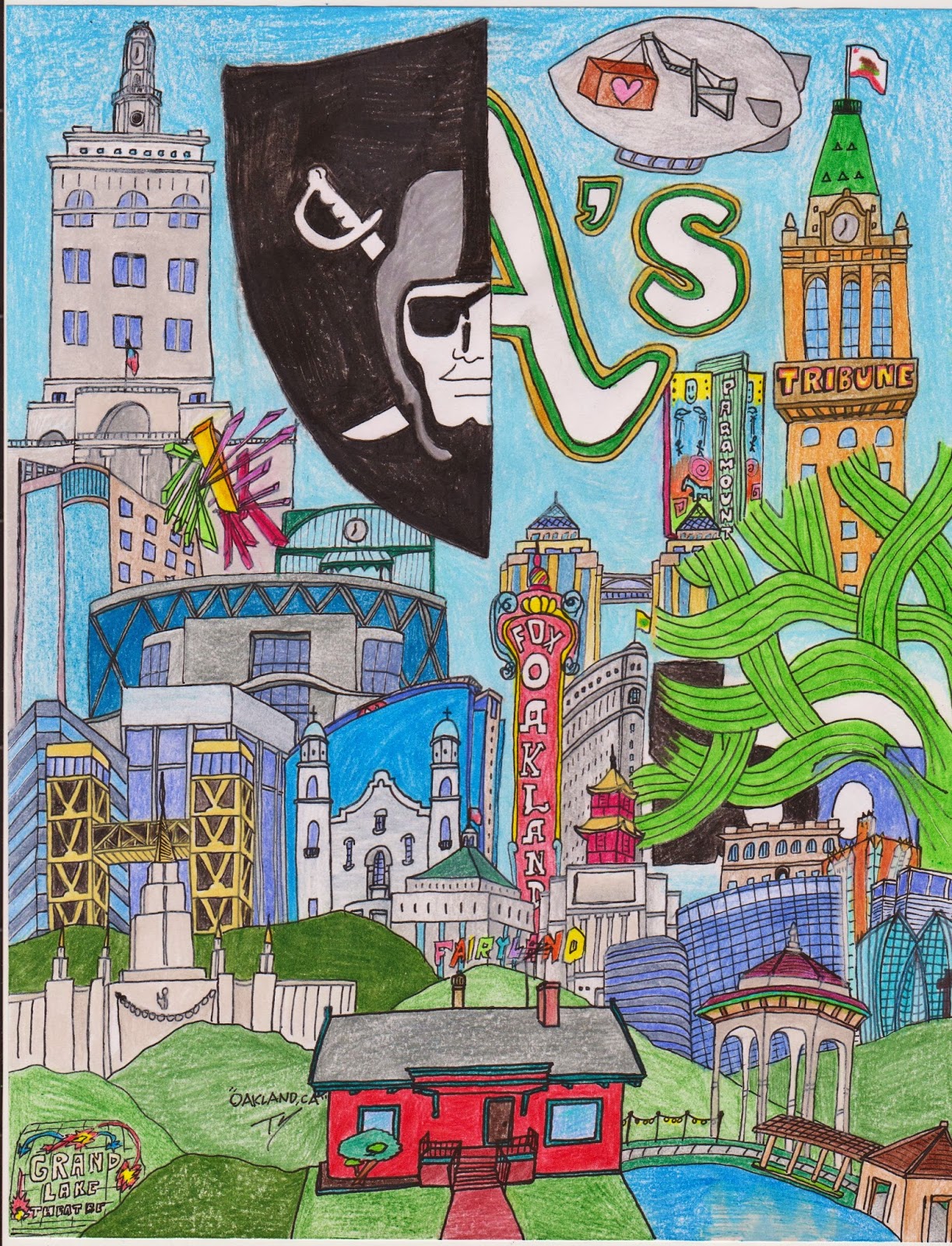 1223x1600 Timothy Mcvain Lives My Oakland, California Drawing An Explanation - Explanation Drawing