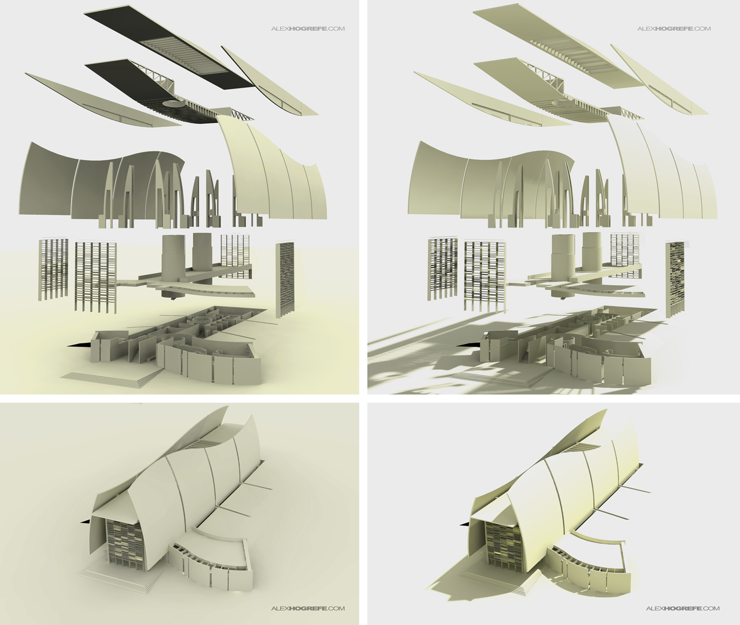 1440x1217 exploded axon visualizing architecture - Exploded Axonometric Drawing