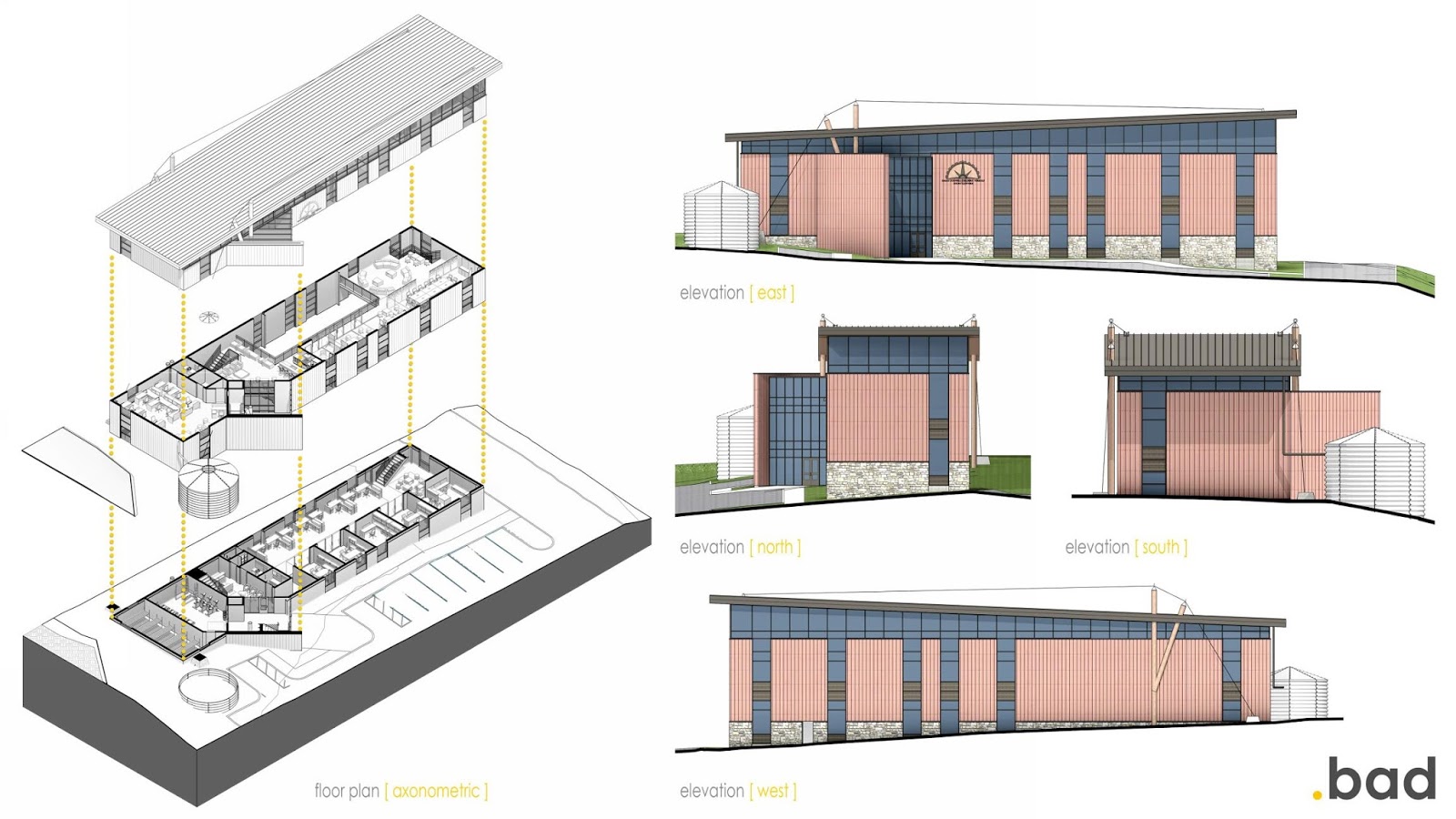 1600x900  - Exploded Axonometric Drawing