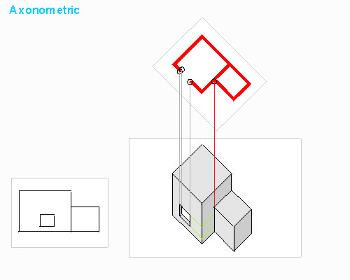 500x400 axonometric projection - Exploded Axonometric Drawing