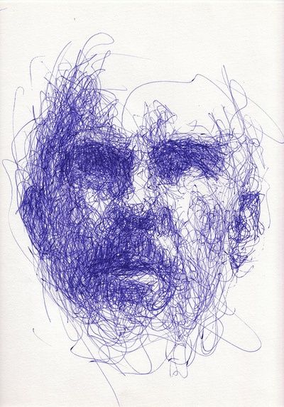 400x573 expressive line drawing showing tone through mark making - Expressive Line Drawing