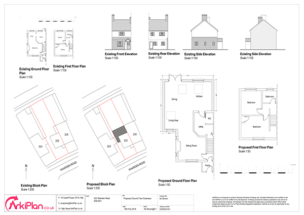 600x424 extension plans drawings online extension - Extension Drawings