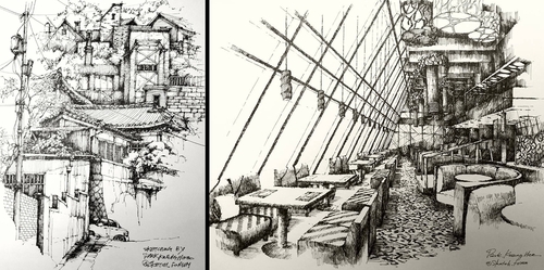 500x249 design stack a blog about art, design and architecture - Exterior Drawing
