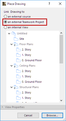 272x496 Placing Drawings Onto The Layout User Guide - External Drawing