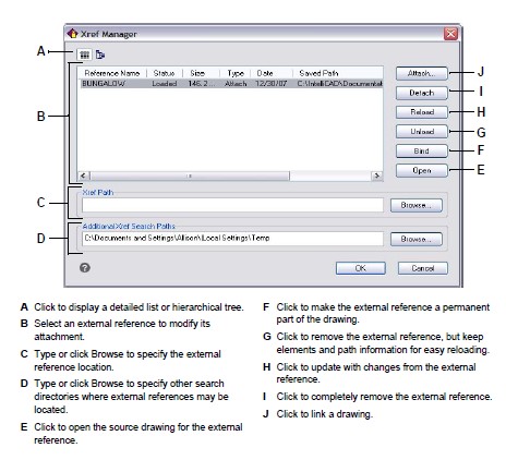 464x422 Working With External References - External Drawing