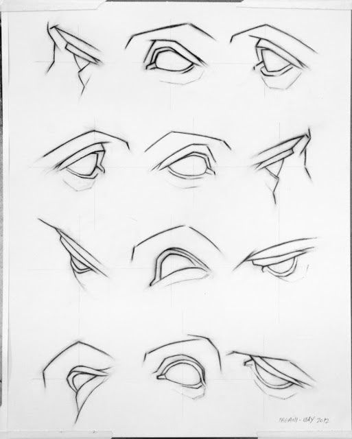 513x640 Drawing Eye Reference Drawing Techniques And Tools Drawings - Eye Anatomy Drawing
