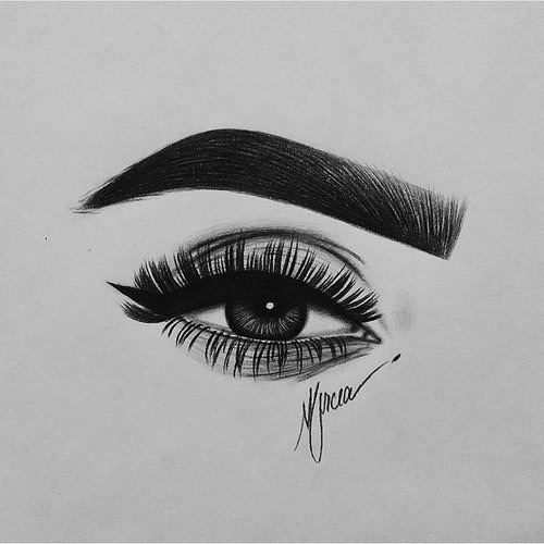 500x500 Image In Artwork Collection - Eye And Eyebrow Drawing
