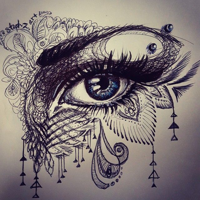 640x640 Artist Steph Z It's That Time Of The Week - Eye Art Drawing