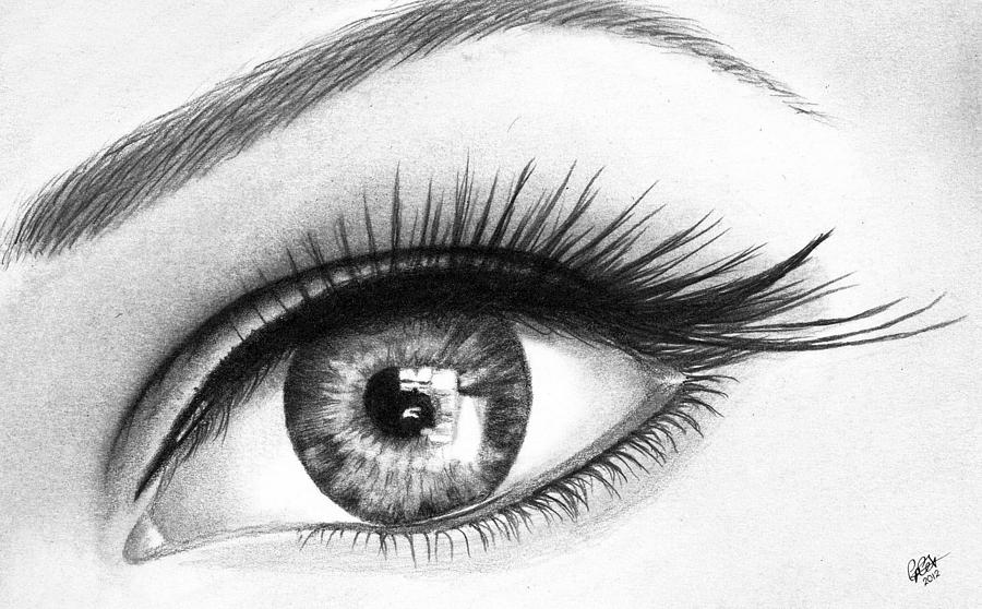 900x558 Eye Drawing - Eye Art Drawing