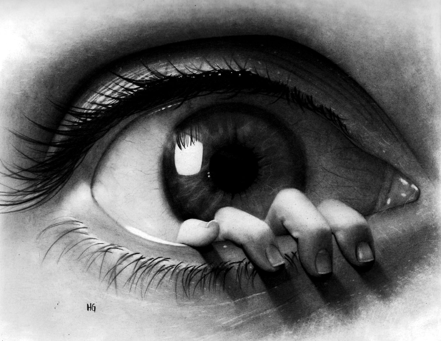 1500x1161 Incredible Pencil Hyperrealist Artists - Eye Art Drawing