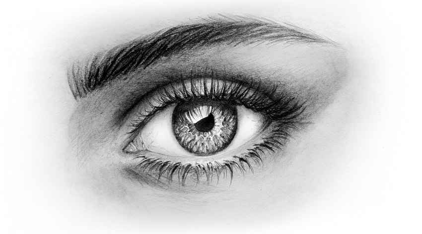 850x472 How To Draw A Realistic Eye - Eye Art Drawing