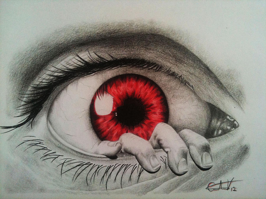 900x675 The Eye Drawing - Eye Art Drawing