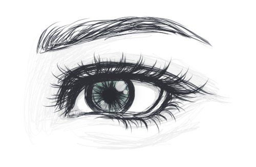 500x327 Art, Artist, Drawing, Eye, Eyes - Eye Art Drawing