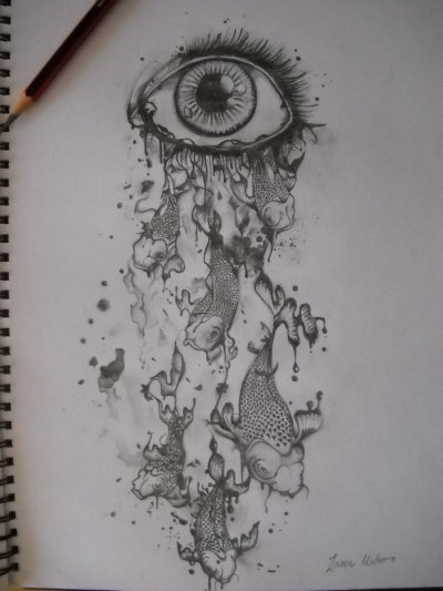 400x533 Eye Drawing Tumblr - Eye Art Drawing
