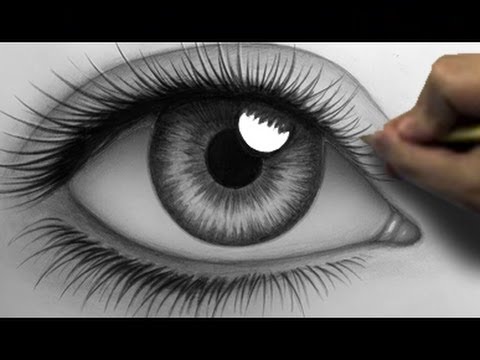 480x360 How To Draw A Realistic Eye - Eye Ball Drawing