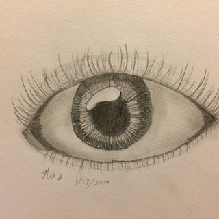 320x320 How To Draw An Eye - Eye Ball Drawing