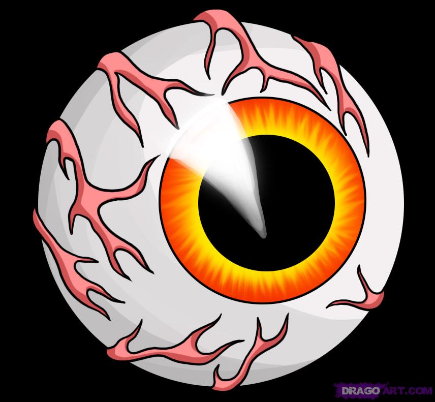 856x791 How To Draw An Eyeball, Step - Eye Ball Drawing