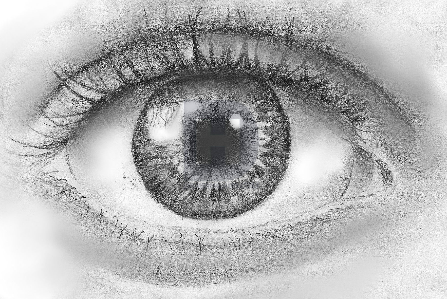 1764x1180 How To Draw An Eye In Pencil, Step - Eye Drawing