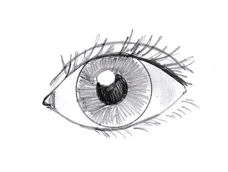 760x576 How To Draw An Eye - Eye Drawing