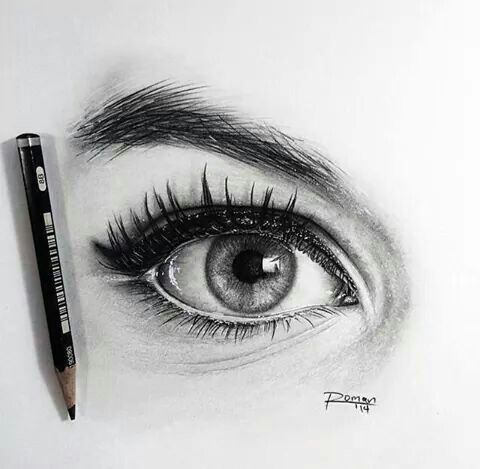480x469 Eye - Eye Drawing Black And White