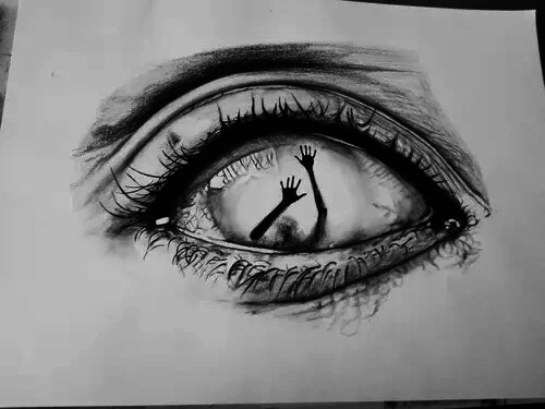 500x375 Image About Beautiful - Eye Drawing Black And White