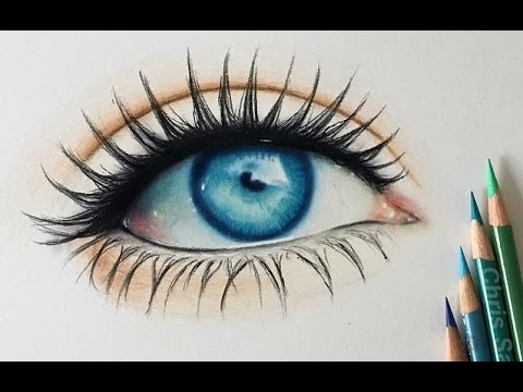 480x360 How I Draw A Realistic Colored Eye - Eye Drawing Color