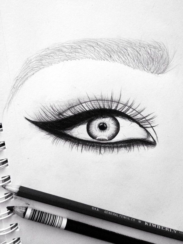 600x800 How To Draw An Eye - Eye Drawing Easy