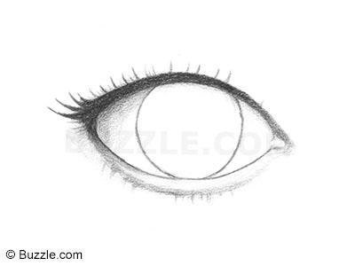 400x300 How To Draw Lively Human Eyes - Eye Drawing Easy