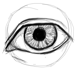 249x226 How To Draw Realistic Eyes With Easy Step - Eye Drawing Easy
