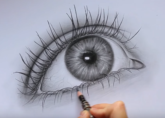 Eye Drawing Easy at PaintingValley.com | Explore collection of Eye ...