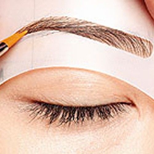500x500 Eyebrow Stencil Makeup Styles For Eye Brow Drawing Template Tool - Eye Drawing Template