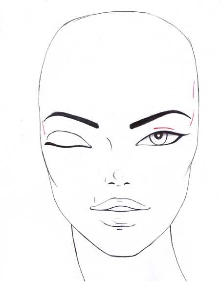 450x579 How To Draw The Eyes Art Tutorials Drawings, Fashion Figure - Eye Drawing Template